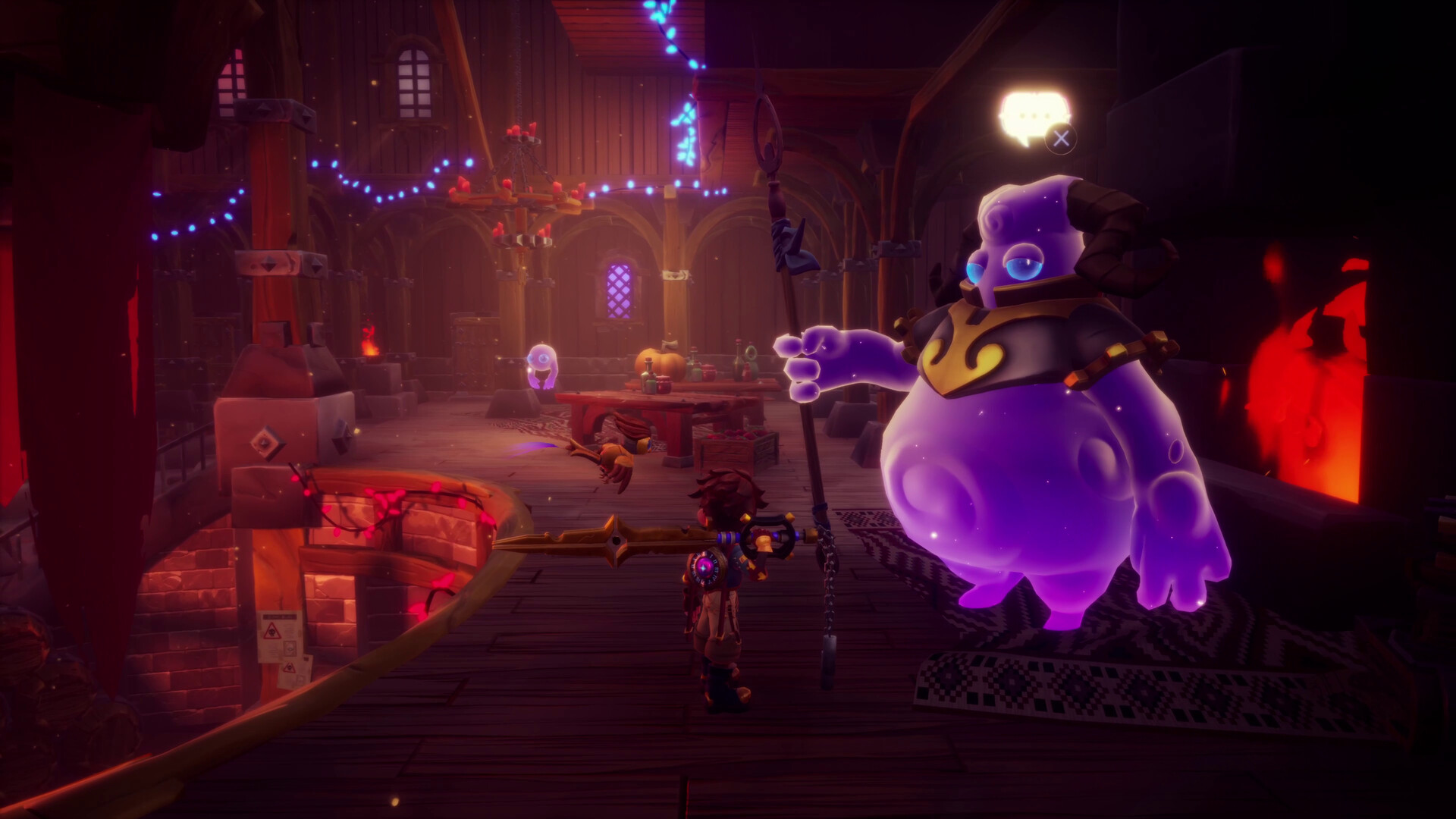 Jump across the crystal ledges, then break the crystal to reveal the passage